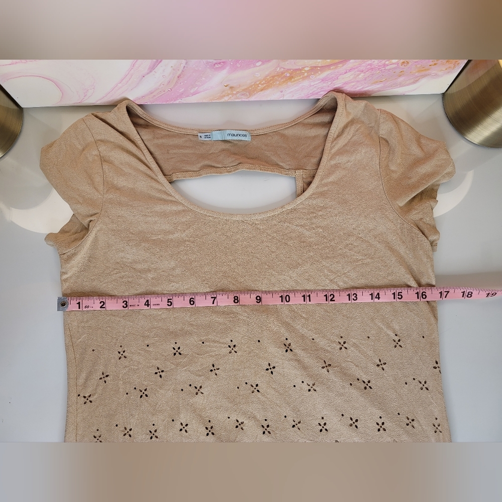Maurice's Flowy Faux Suede Top - Picture 4 of 6